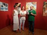 Se inaugura la exposición de Valérie Fressinier en el auditorio municipal