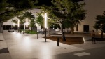 La plaza Sant Andreu en marcha