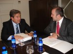El Alcalde, Juan Bautista Juan, se reúne con el conseller de Justicia y Bienestar Social, Jorge Cabré
