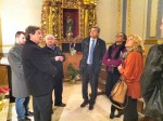 La consellera de Cultura, Lola Jonhson, visita Vinaròs para conocer de primera mano la actuación de La Llum de les Imatges