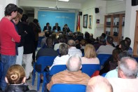 Los afiliados llenaron la sede local